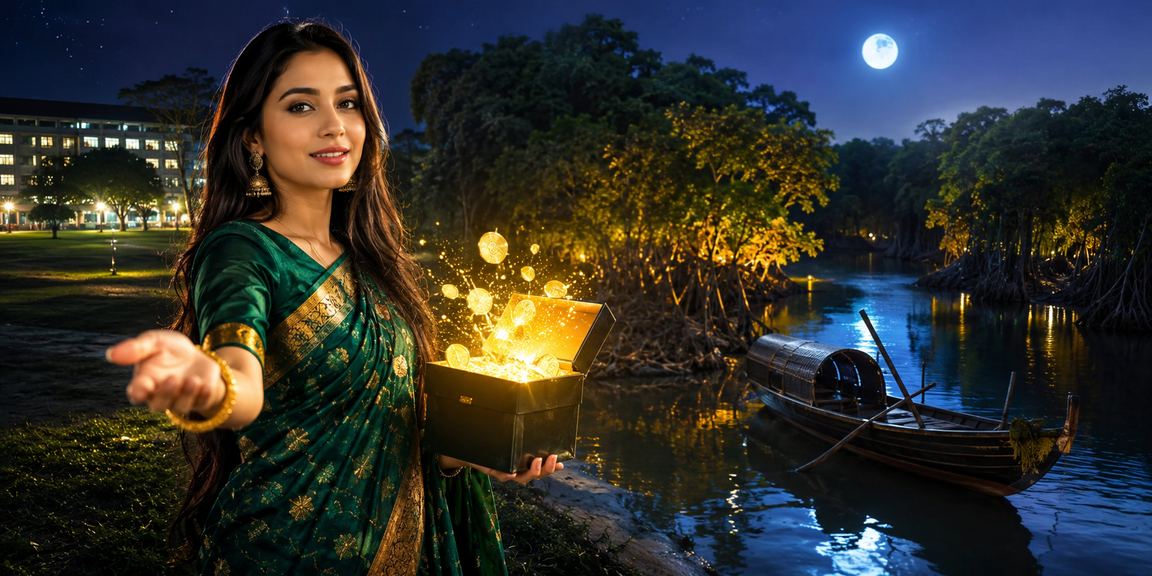 সুন্দরবনে একজন বাংলাদেশি ব্যবহারকারী রিবেট বোনাস সম্পর্কে জানছেন