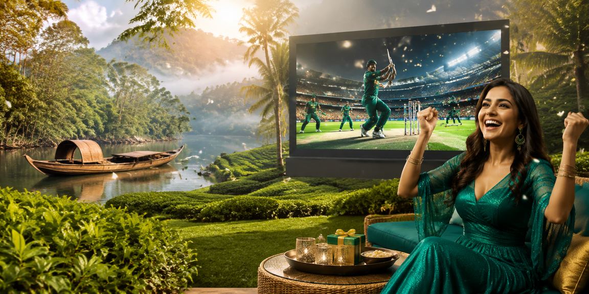 সিলেটের চা বাগানে ক্রিকেট বেটিং অ্যাপ ব্যবহার করছেন একজন ব্যবহারকারী